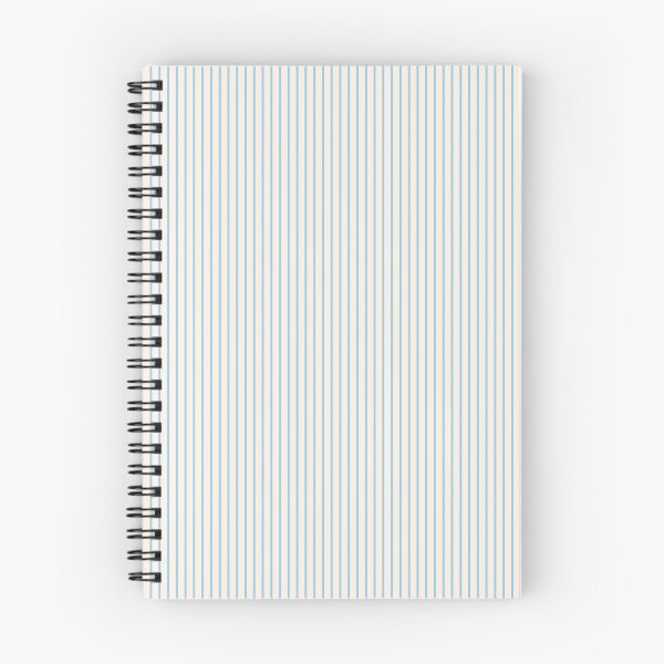Item preview, Light blue and off-white pinstripe pattern, vertical, pinstripes, fine stripes, stripe designed and sold by Karf  ..