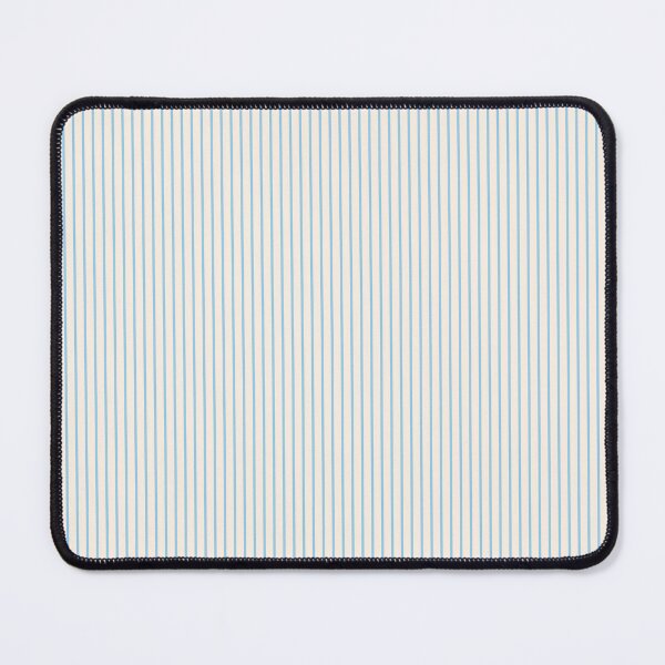 Item preview, Light blue and off-white pinstripe pattern, vertical, pinstripes, fine stripes, stripe designed and sold by Karf ..