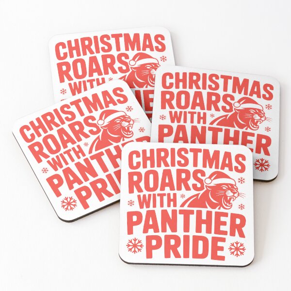 Item preview, Christmas Roars With Panther Pride designed and sold by theartfulaspie.