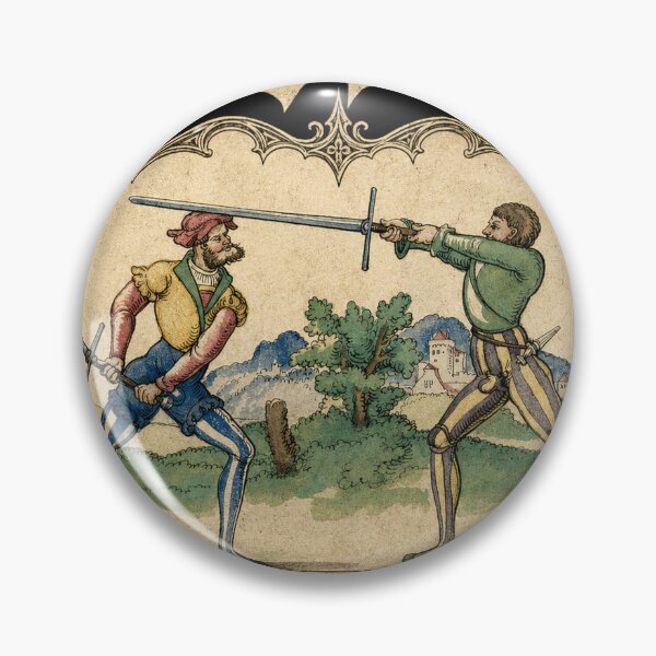 Item preview, HEMA Longsword Thrust Timing Ist Alles, Historical European Martial Arts designed and sold by blackdoggdesign.