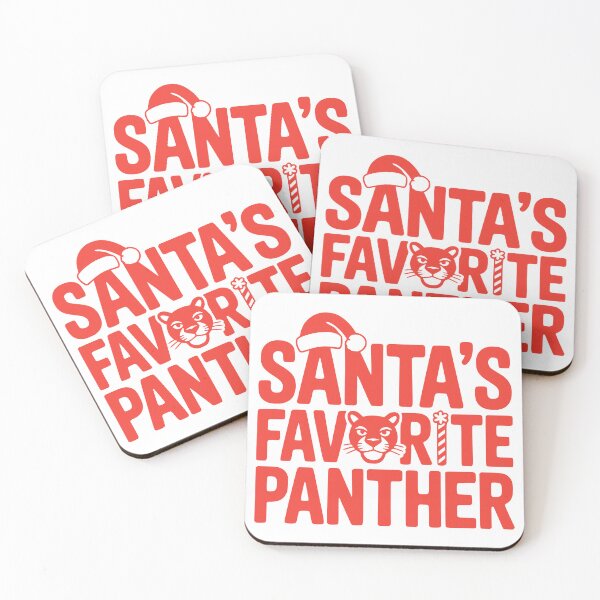Item preview, Santa’s Favorite Panther designed and sold by theartfulaspie.