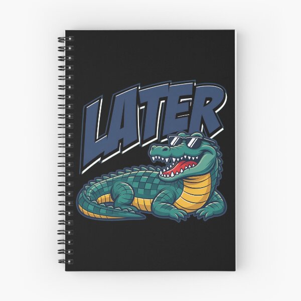 Item preview, Cool Later Alligator Cartoon Design designed and sold by TshirtsOnline-.
