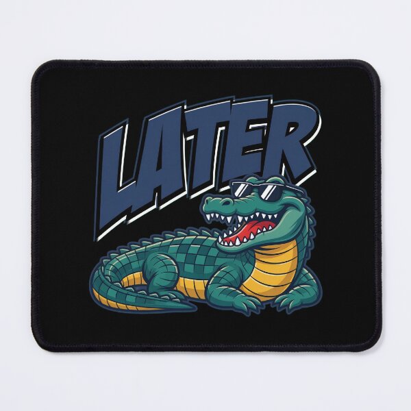 Item preview, Cool Later Alligator Cartoon Design designed and sold by TshirtsOnline-.