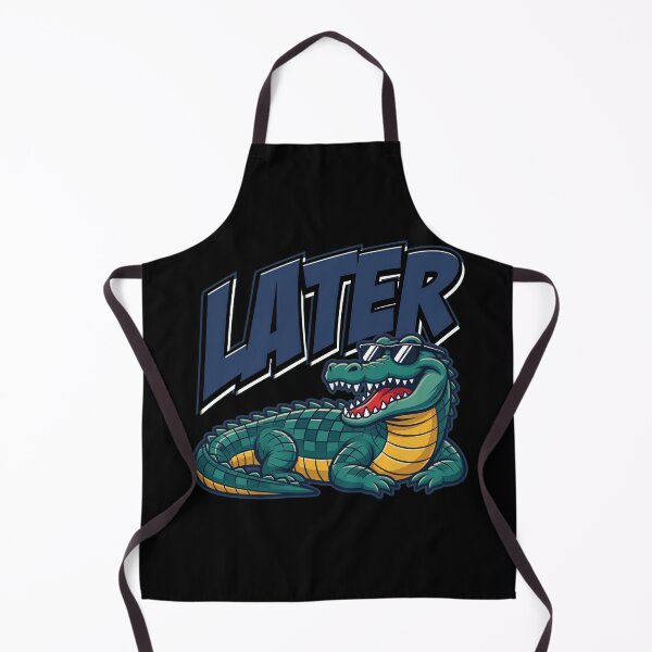 Item preview, Cool Later Alligator Cartoon Design designed and sold by TshirtsOnline-.
