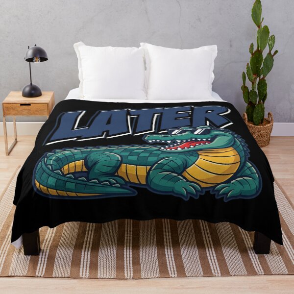 Item preview, Cool Later Alligator Cartoon Design designed and sold by TshirtsOnline-.