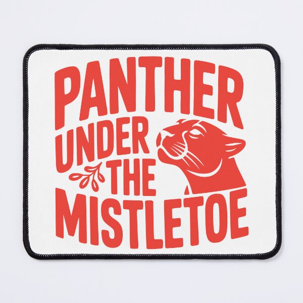 Item preview, Panther Under the Mistletoe designed and sold by theartfulaspie.