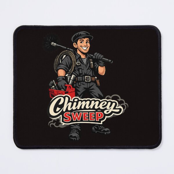 Item preview, Vintage Chimney Sweep Worker Graphic designed and sold by Tadeusz1.