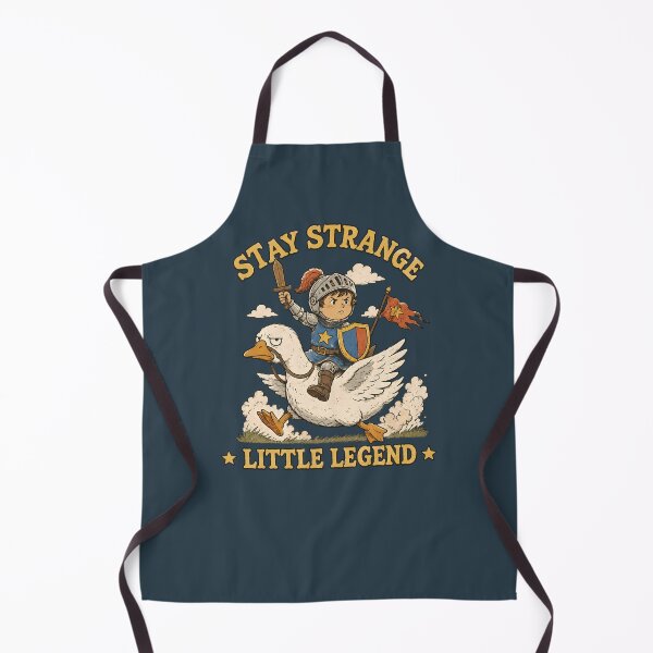 Item preview, Stay Strange Little Legend Goose Knight Adventure designed and sold by VIVID COLORS CLUB.