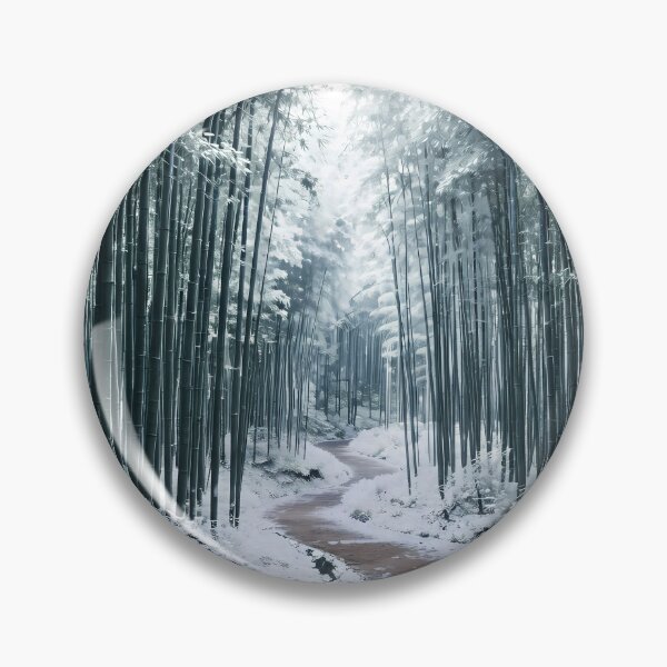 Item preview, Damyang Juknokwon Bamboo Forest in Winter - Snowy Serenity and Quiet Path designed and sold by SOOstudio73.
