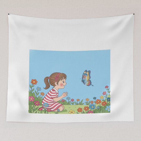 Item preview, A girl in Spring designed and sold by SondosLhamArt.