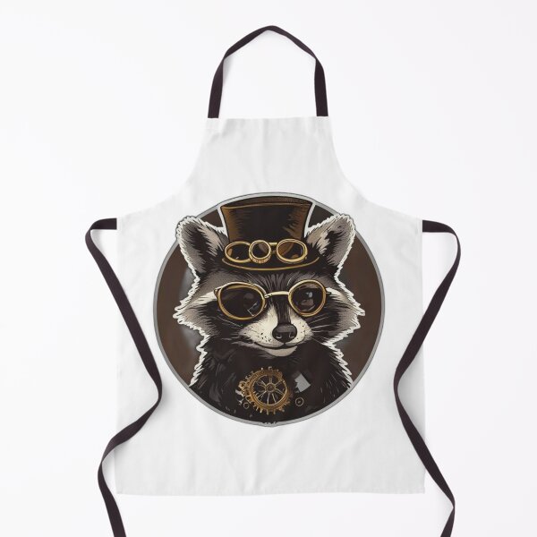 Item preview, Steampunk Aviator Jimothy Raccoon Gear Meme designed and sold by Gurjeetpixelart.