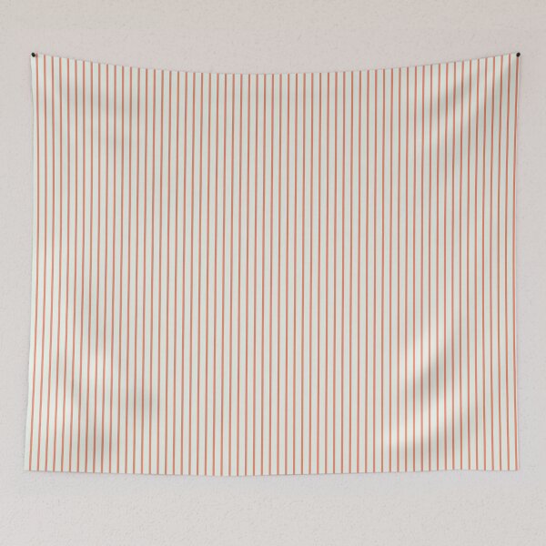 Item preview, Red and off-white pinstripe pattern, vertical, pinstripes, fine stripes, stripe designed and sold by Karf  ..