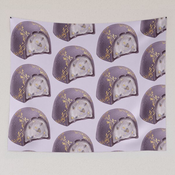 Item preview, Bitten Lavender Chocolate Truffle with Gold Flakes designed and sold by 0Zetgest.