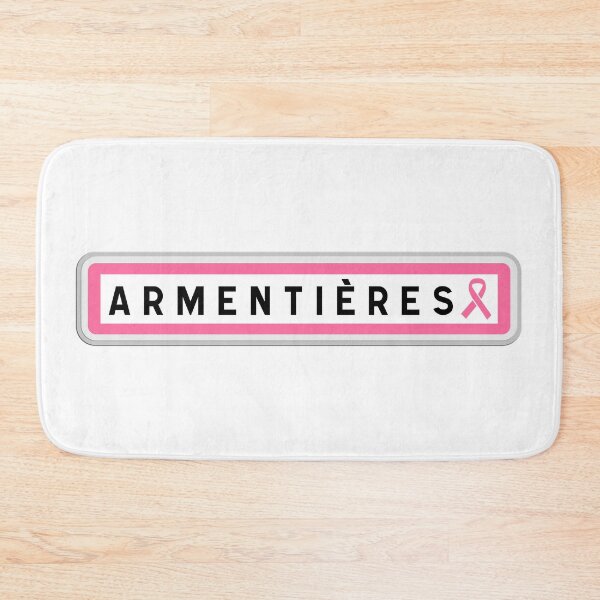 Aperçu de l'œuvre Panneau Armentières Octobre Rose – Nord, Hauts-de-France créée et vendue par Panneaux et signalisations - NPOITEVIN.