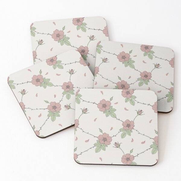 Item preview, Botanical Wild Rose Vine Illustration designed and sold by NuvoraNest.