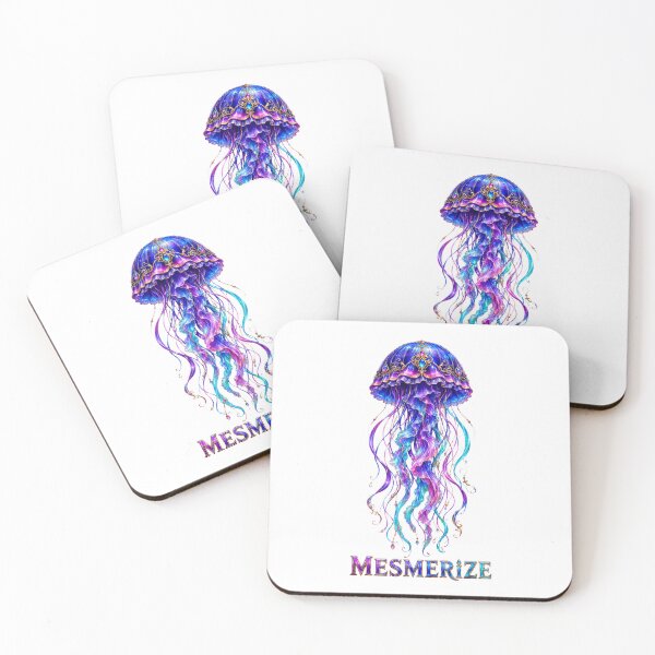 Item preview, Mesmerize Jeweled Fantasy Jellyfish in Blue and Purple designed and sold by RoPrincess.