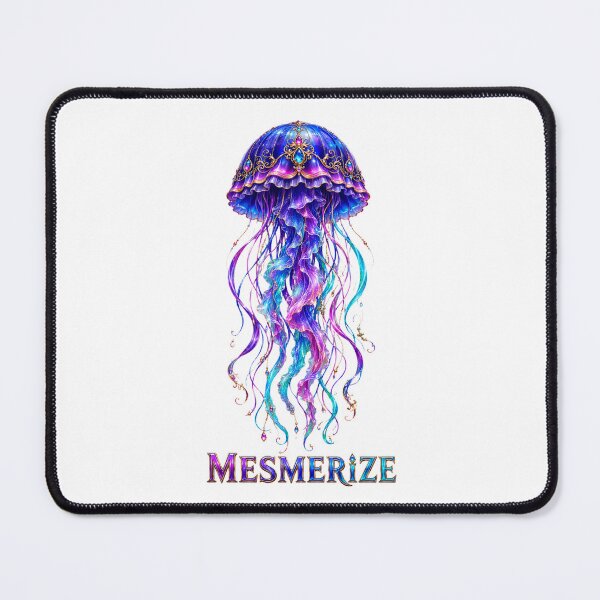 Item preview, Mesmerize Jeweled Fantasy Jellyfish in Blue and Purple designed and sold by RoPrincess.