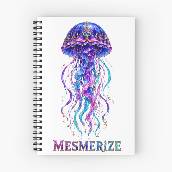 Item preview, Mesmerize Jeweled Fantasy Jellyfish in Blue and Purple designed and sold by RoPrincess.