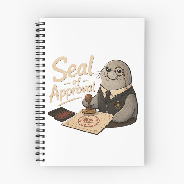 Item preview, Seal of Approval | Funny Cartoon Seal Pun designed and sold by BabiesNanimals.