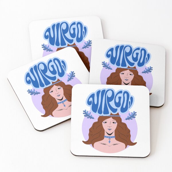 Item preview, Virgo - blue & purple -lady designed and sold by priyankajustine.
