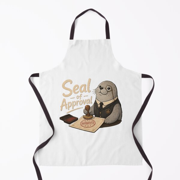 Item preview, Seal of Approval | Funny Cartoon Seal Pun designed and sold by BabiesNanimals.