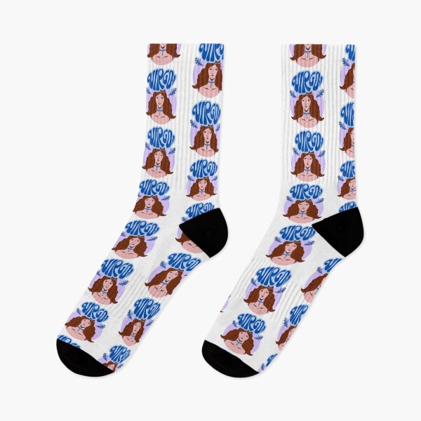 Item preview, Virgo - blue & purple -lady designed and sold by priyankajustine.
