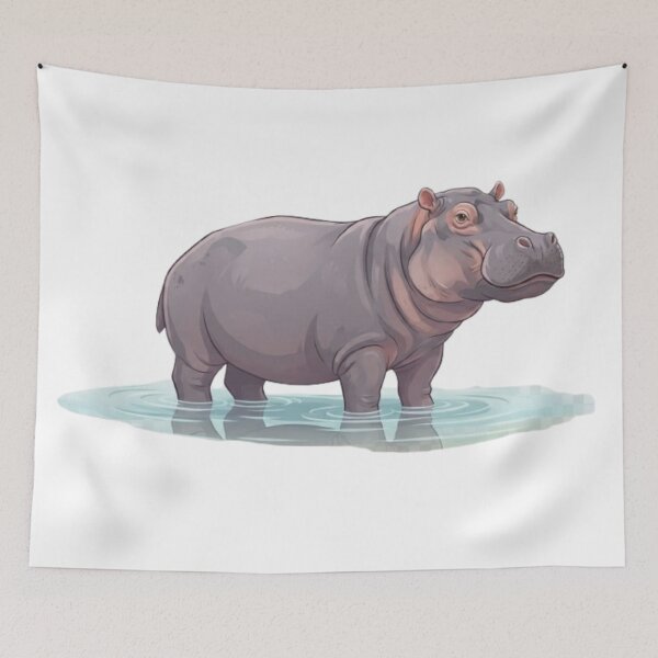 Item preview, Majestic Hippo Tee | Triple Vertex designed and sold by TripleVertex-1.