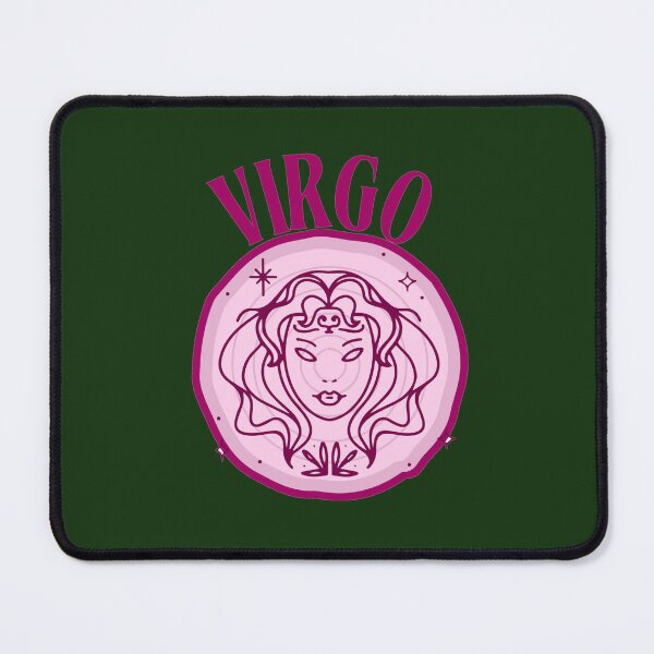 Item preview, Virgo - round pink -lady designed and sold by priyankajustine.
