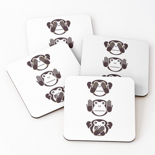 Item preview, See No Evil Hear No Evil Speak No Evil Three Wise Monkeys designed and sold by RajDeals.
