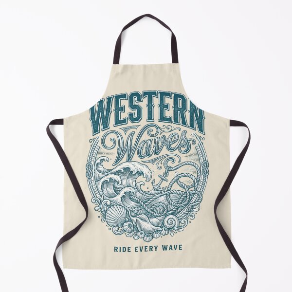 Item preview, Western Waves – Coastal Cowgirl Ocean Design designed and sold by Sea Gem.