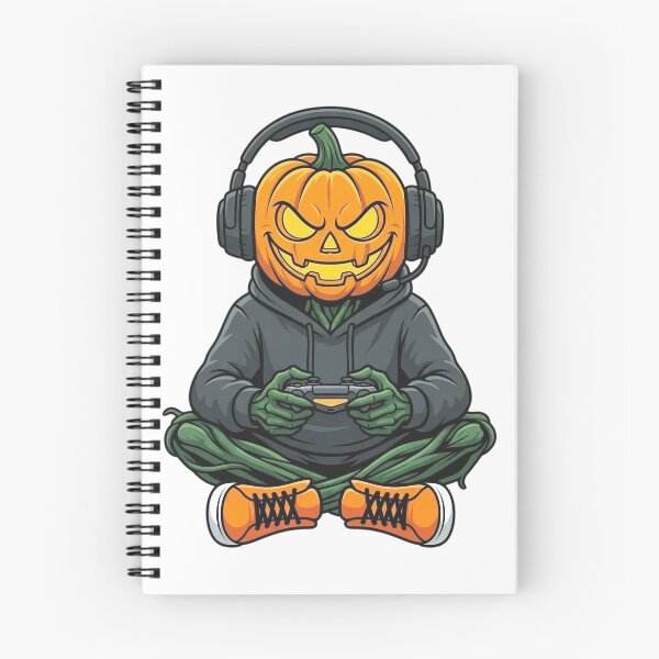 Item preview, Halloween Pumpkins Head Gamer Video Gaming Boys Men Kids designed and sold by clothesy7.