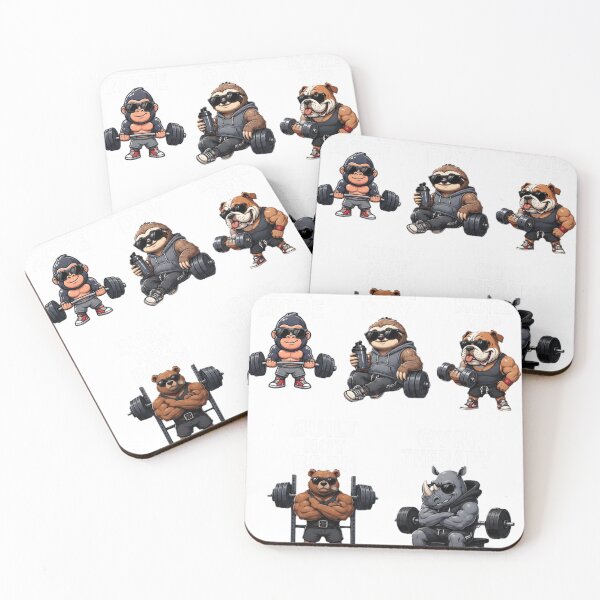 Item preview, Fitness Animals Gym Sticker Pack Souvenir Summer Edition designed and sold by Imaginarium of Chaos falcon88 .