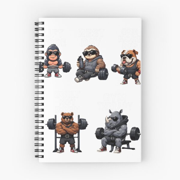 Item preview, Fitness Animals Gym Sticker Pack Souvenir Summer Edition designed and sold by Imaginarium of Chaos falcon88 .