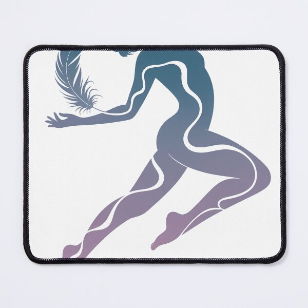 Item preview, Yoga Dissolves Stress Floating Feather designed and sold by 108stillness.