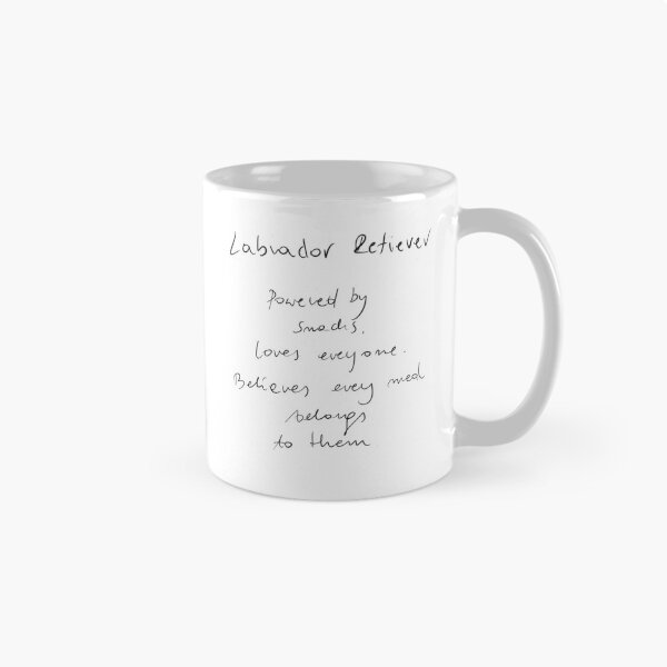 Item preview, Labrador Retriever breed description Funny dog lover gift designed and sold by Malvamalu.