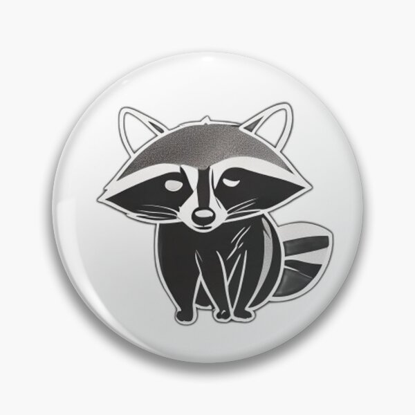 Item preview, Minimalist Line Art Jimothy Raccoon Simple Meme designed and sold by Gurjeetpixelart.
