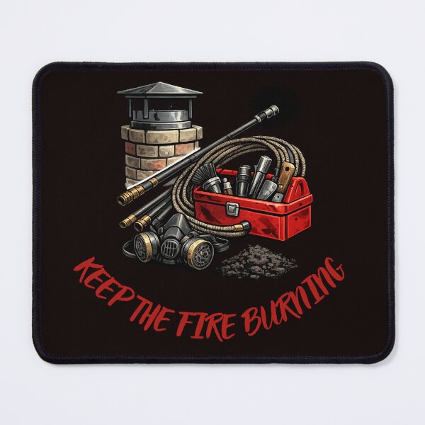 Item preview, Keep the Fire Burning | Chimney Sweep Tools Vintage Design designed and sold by Tadeusz1.