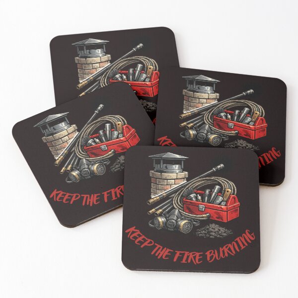 Item preview, Keep the Fire Burning | Chimney Sweep Tools Vintage Design designed and sold by Tadeusz1.