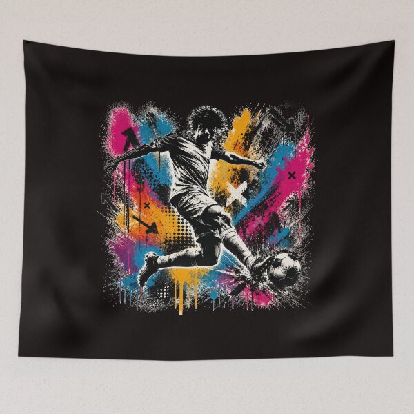 Item preview, Dynamic Soccer Kick Art designed and sold by Bartas2026.