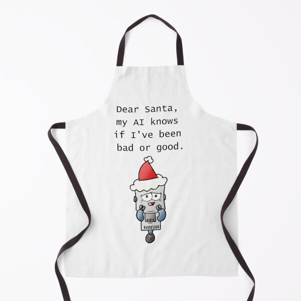 Item preview, Cute Christmas AI Robot | Funny Santa Bot Cartoon designed and sold by Hey Golden Fly.