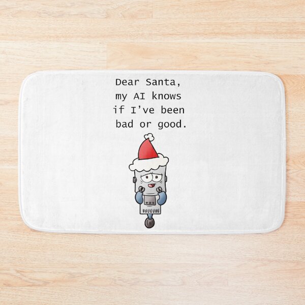 Item preview, Cute Christmas AI Robot | Funny Santa Bot Cartoon  designed and sold by Hey Golden Fly.