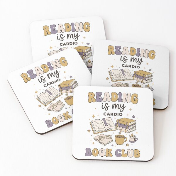 Item preview, Reading Is My Cardio Book Club T-Shirt | Cute Book Lover Reading Graphic Tee designed and sold by StickerNestYou.