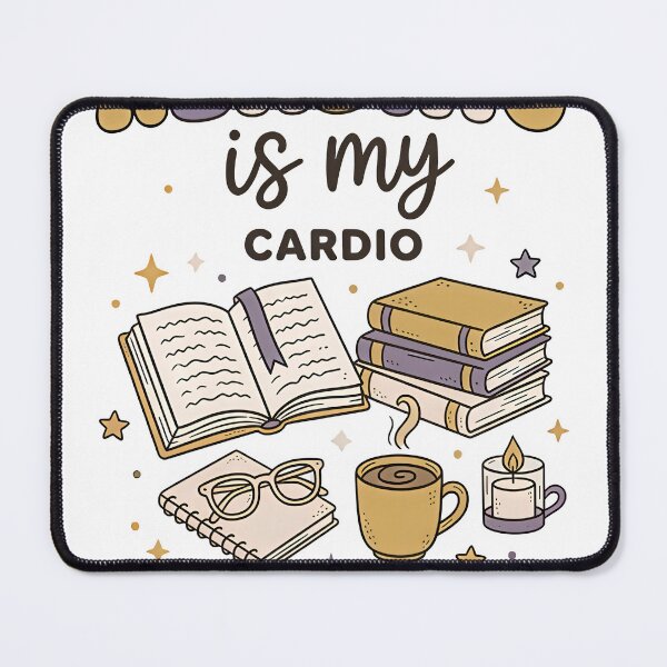 Item preview, Reading Is My Cardio Book Club T-Shirt | Cute Book Lover Reading Graphic Tee designed and sold by StickerNestYou.