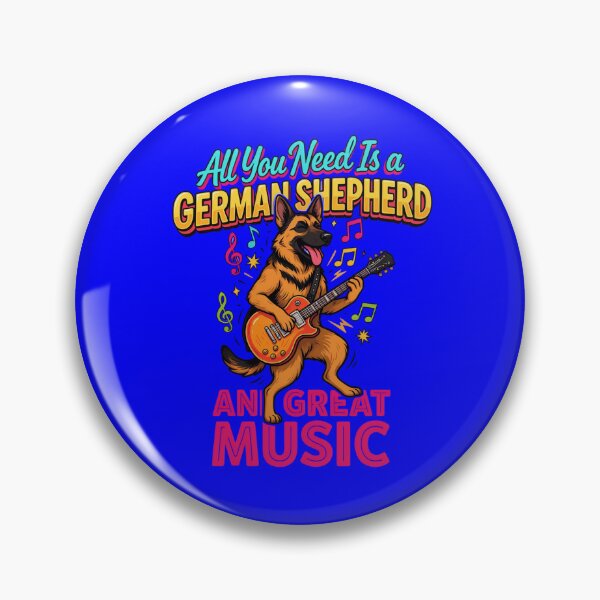 Item preview, German Shepherd Pet Owner  All You Need Is  German Shepheard And Great Music  Art Design designed and sold by fantasticdesign.