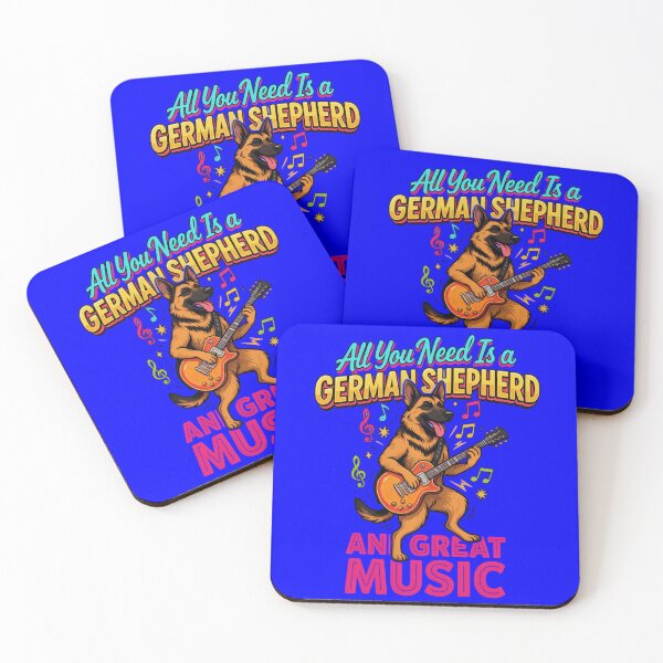 Item preview, German Shepherd Pet Owner  All You Need Is  German Shepheard And Great Music  Art Design designed and sold by fantasticdesign.
