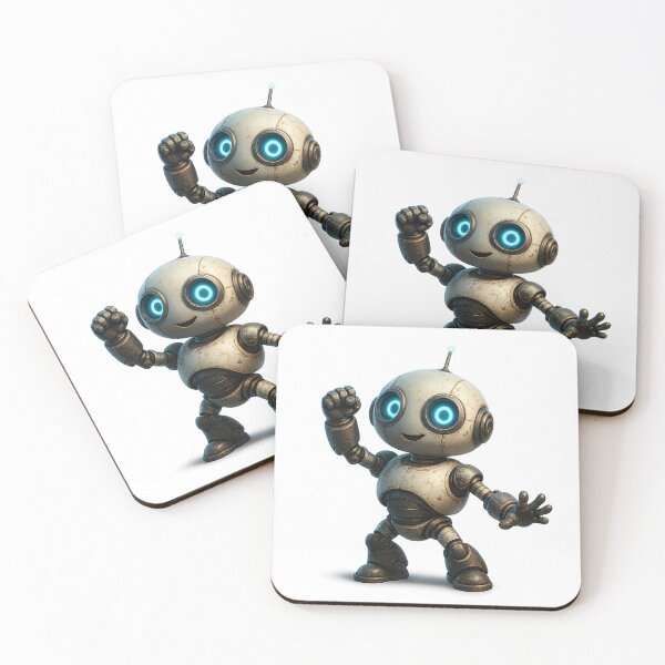 Item preview, Cute Happy Robot designed and sold by Yomere.