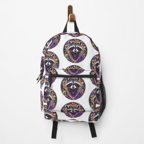 Item preview, Psychedelic Trippy Jimothy Raccoon Rainbow Meme designed and sold by Gurjeetpixelart.