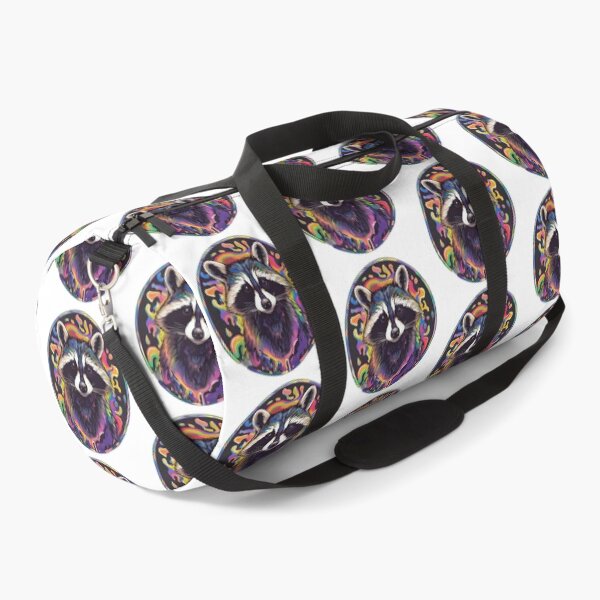 Item preview, Psychedelic Trippy Jimothy Raccoon Rainbow Meme designed and sold by Gurjeetpixelart.