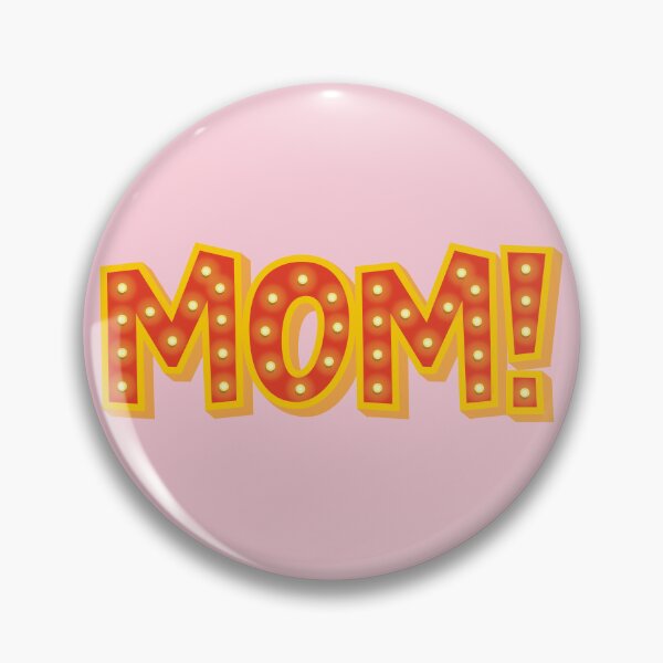Aperçu de l'œuvre MAMAN ! en rose créée et vendue par Design Join.