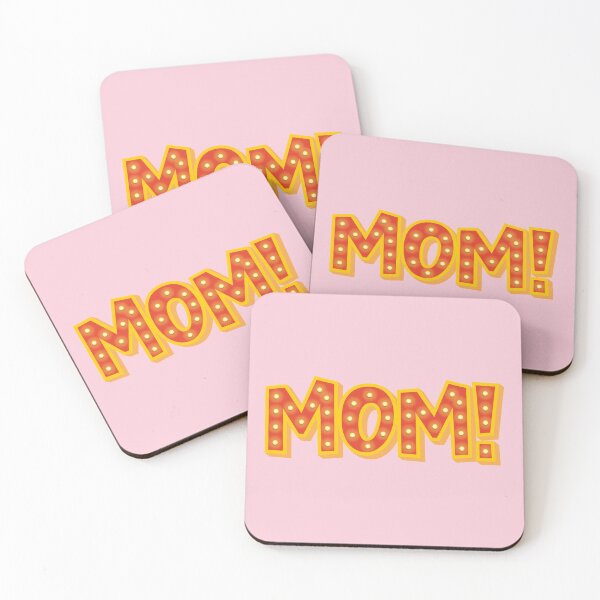 Item preview, MOM! in pink designed and sold by Design Join.